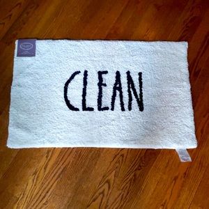 COPY - New Rae Dunn CLEAN Bath Rug Mat